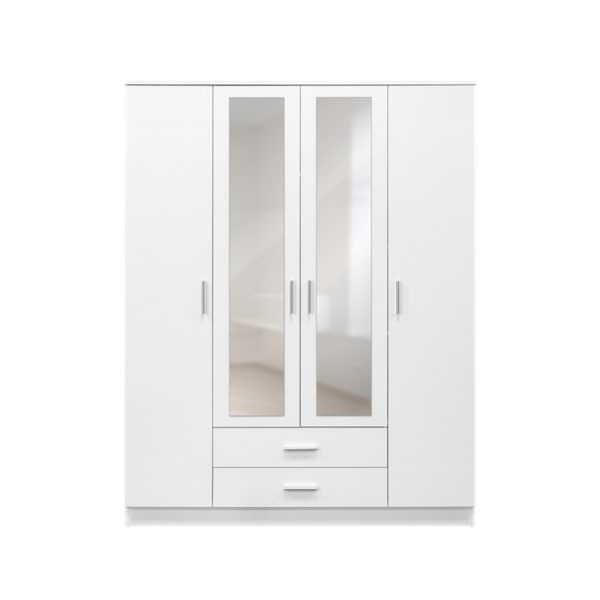 Ormar Decor 4K2F - belo