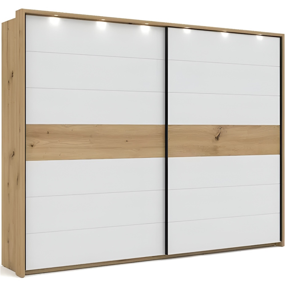 Klizni plakar OSLO 270 - artisan/belo