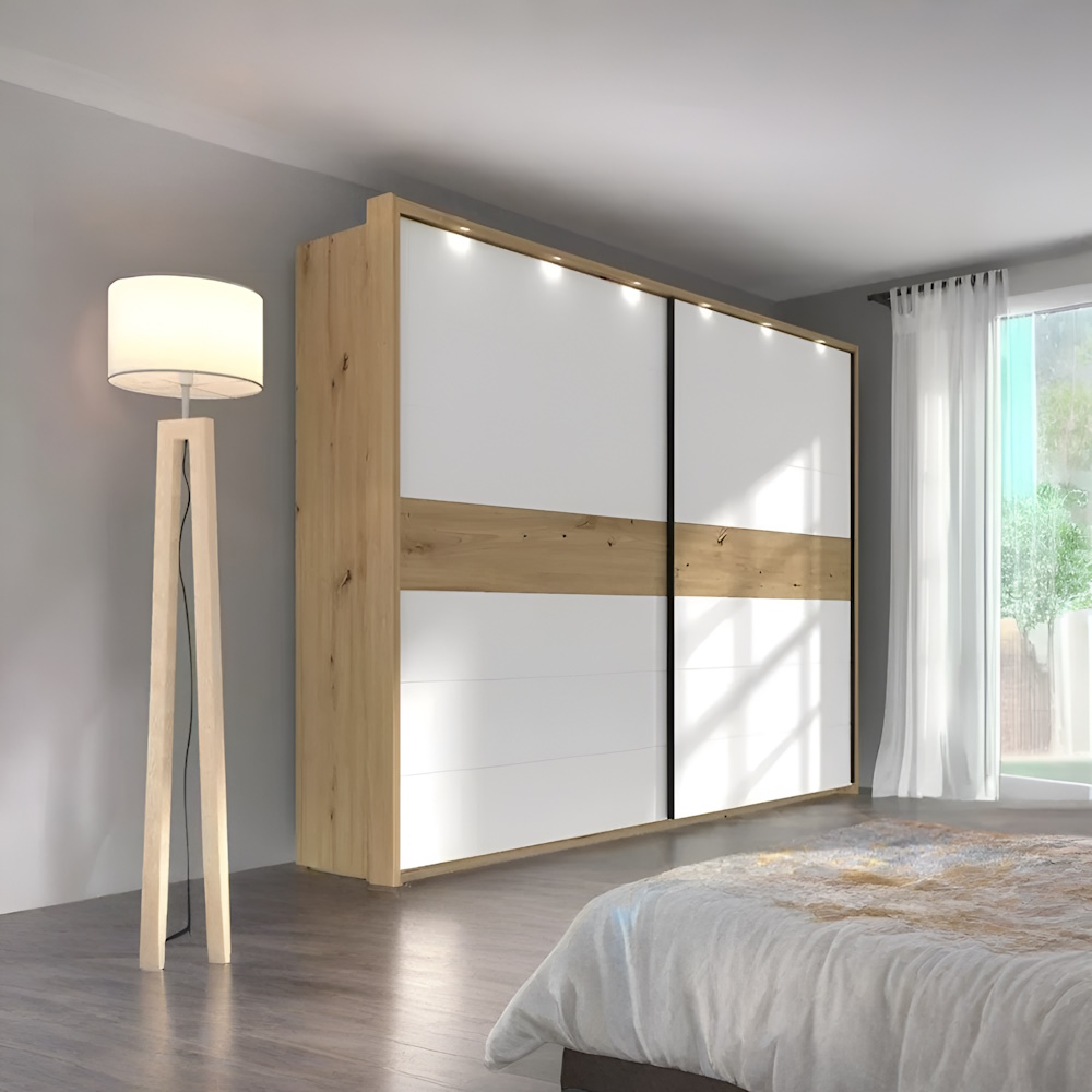 Klizni plakar OSLO 270 - artisan/belo - Image 3